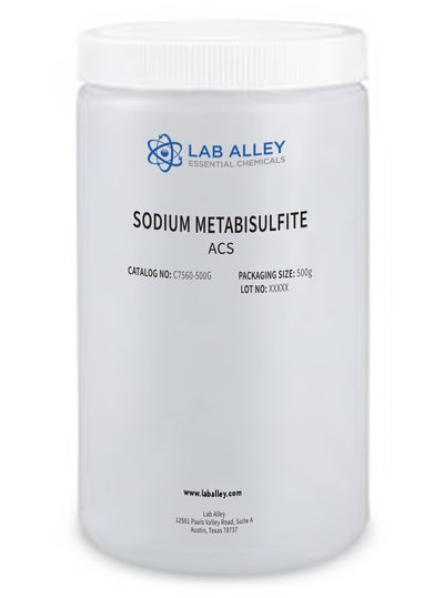 Sodium Metabisulfite, Crystalline Powder, ACS Grade