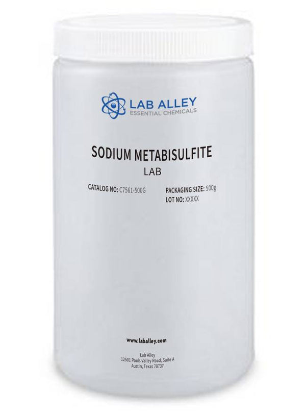 Sodium Metabisulfite, Lab Grade, 500 Grams