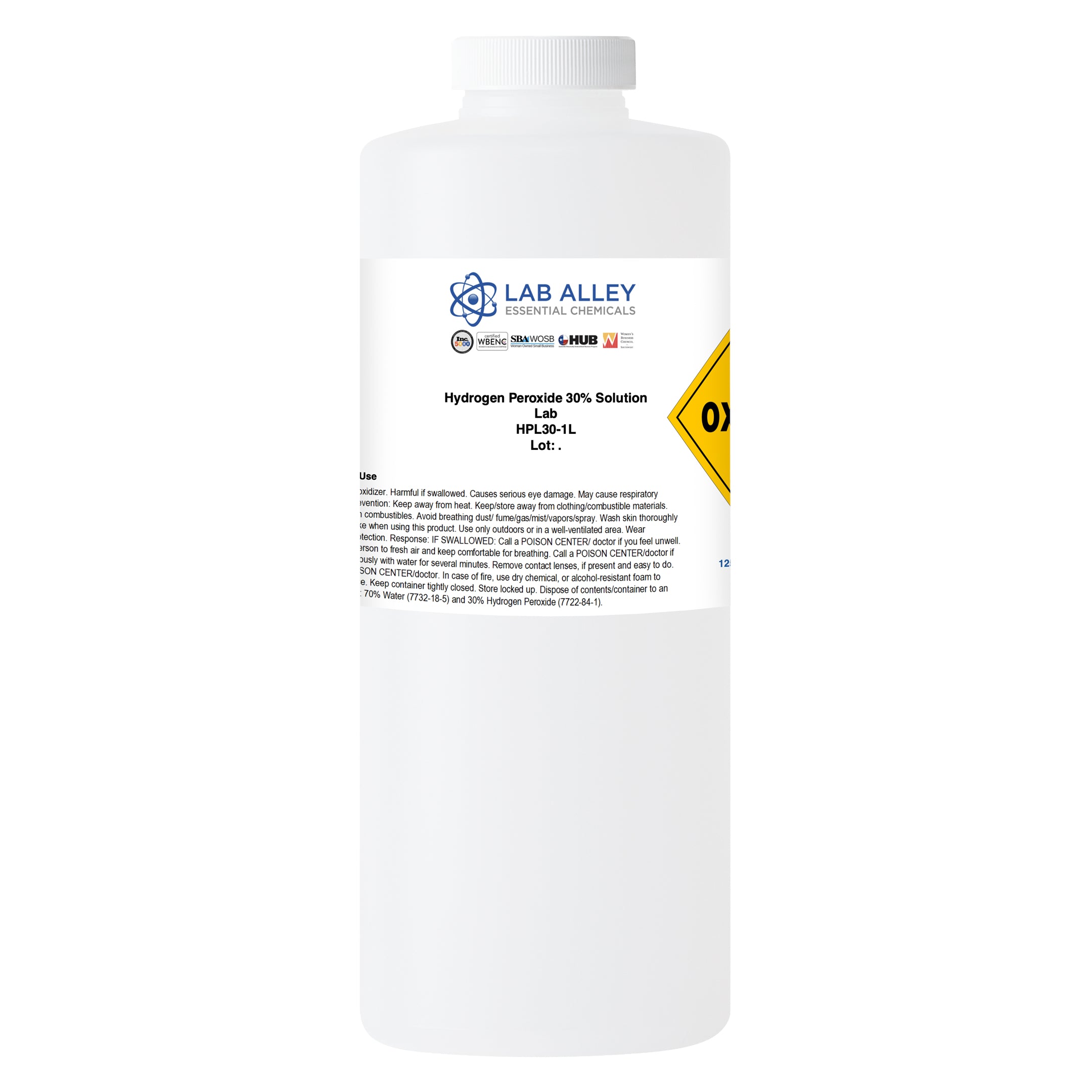 Hydrogen Peroxide 30% Solution, Lab Grade