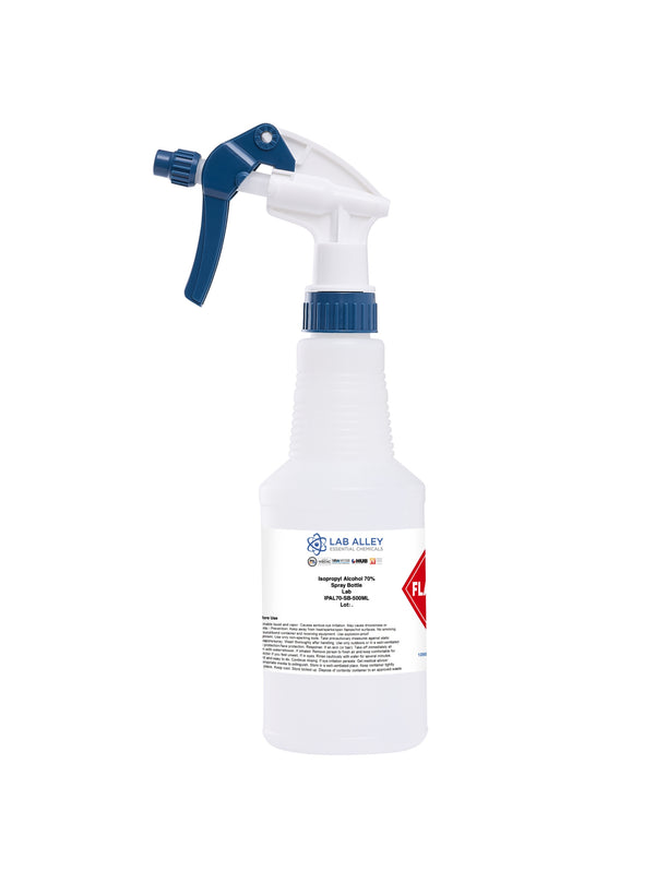 Isopropyl Alcohol 70% Spray Bottle Lab Grade