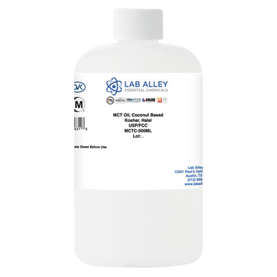 MCT Oil Coconut Based USP/FCC/Food Grade, Kosher, Halal