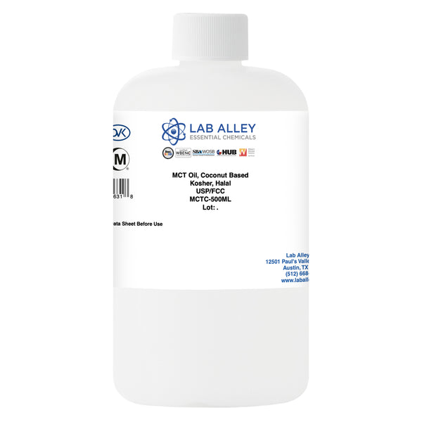 MCT Oil Coconut Based USP/FCC/Food Grade, Kosher, Halal