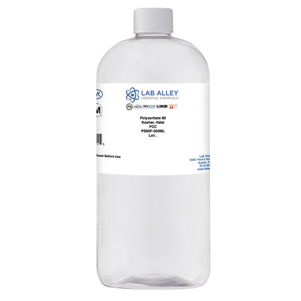 Polysorbate 80, Food Grade, Kosher, Halal