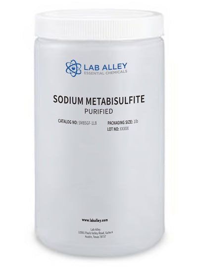 Sodium Metabisulfite, Crystalline Powder, FCC, Kosher