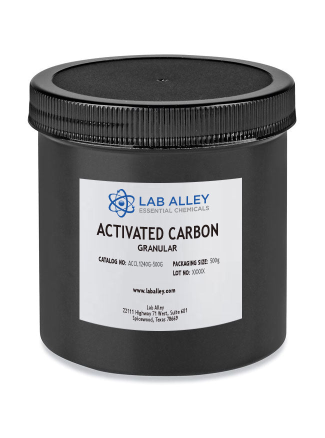Activated Carbon (Charcoal), Granular, Food Grade, 500g