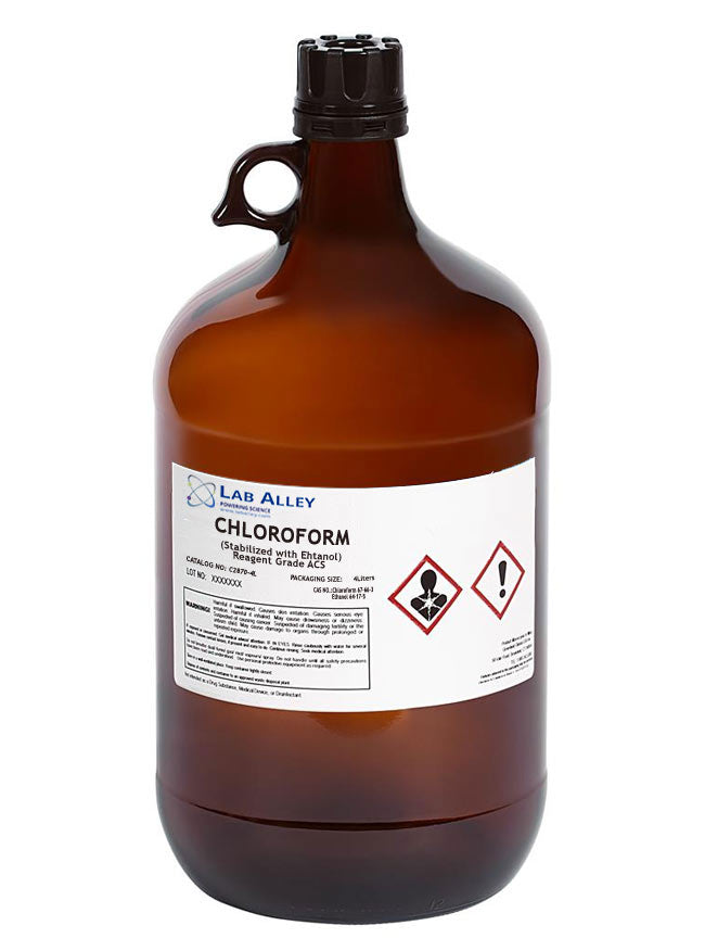 Chloroform, ACS Reagent Grade, ≥99%, 4 Liter 