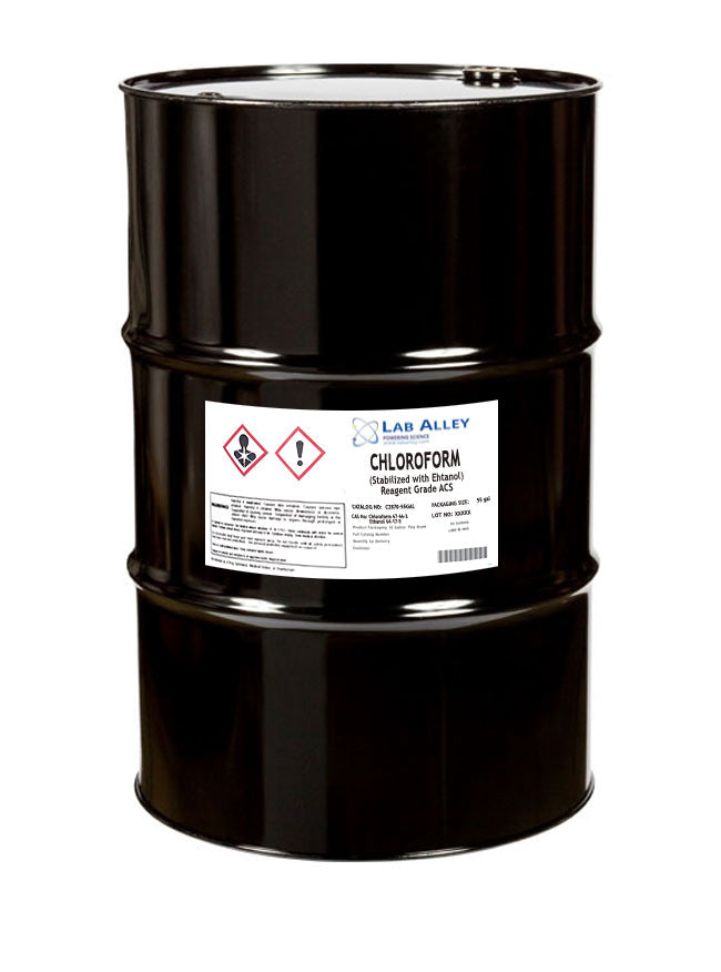 Chloroform, ACS Reagent Grade, ≥99%, 55 Gallon Drum