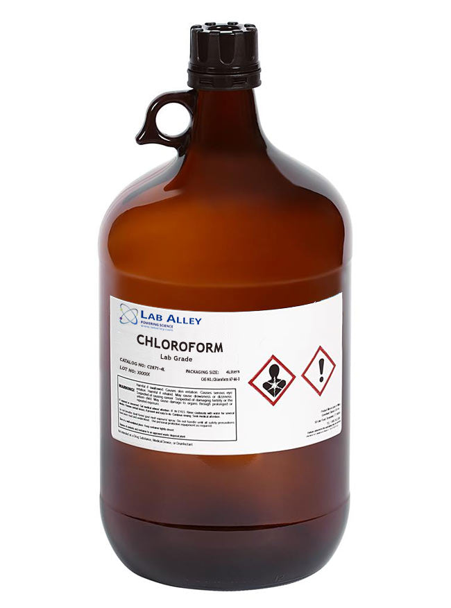 Chloroform, Lab Grade, ≥99%, 4 Liter 