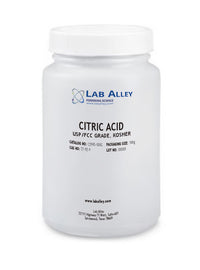 Citric Acid, USP/FCC Grade, Kosher, 100 g Citric Acid, USP/FCC Grade, Kosher, 100 g