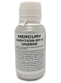 Mercury Metal, Quadruple Distilled, 99.9995% Mercury Metal, Quadruple Distilled, 99.9995%