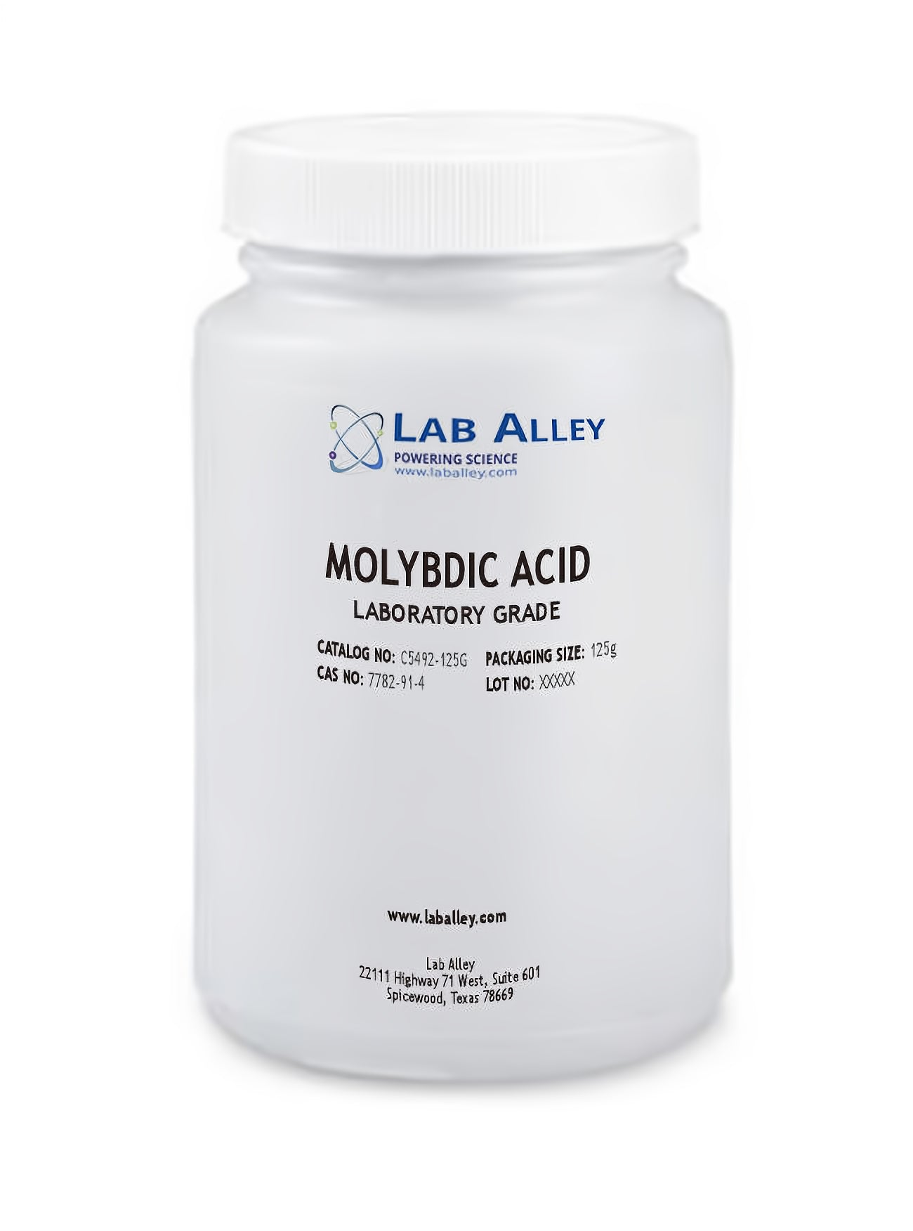 Molybdic Acid, Lab Grade Lab Alley