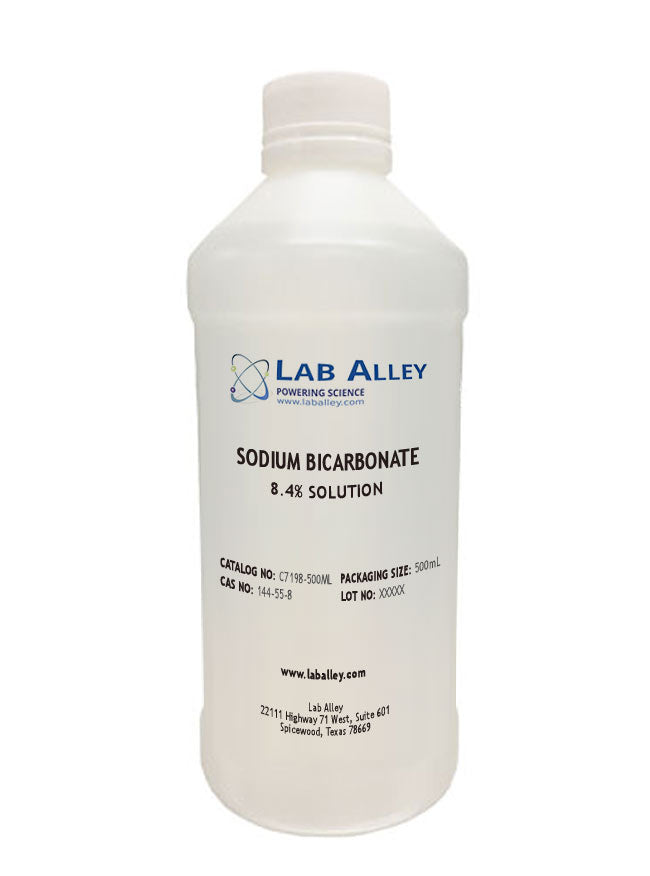 Buy Sodium Bicarbonate 8.4% Solution Lab Grade $30+ Bulk Sizes