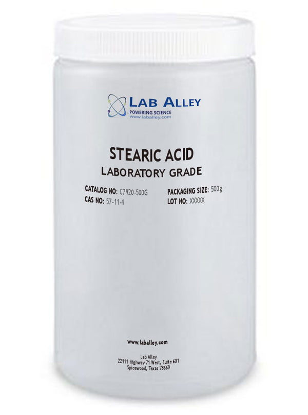 Stearic Acid, Lab Grade, 500g