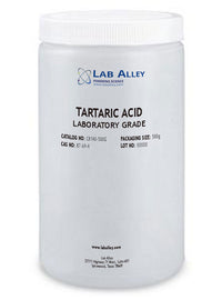 Tartaric Acid, Granular, Lab Grade, 100g