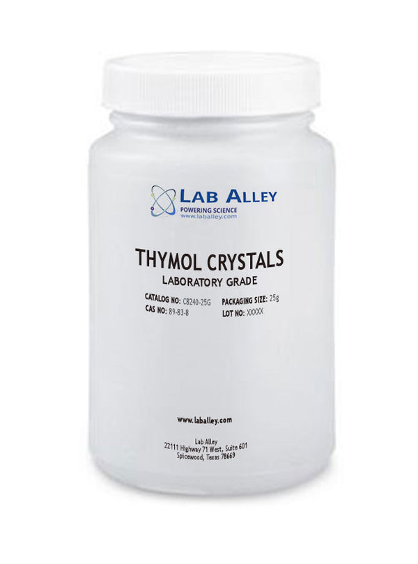 Thymol Crystal, Lab Grade, 25g
