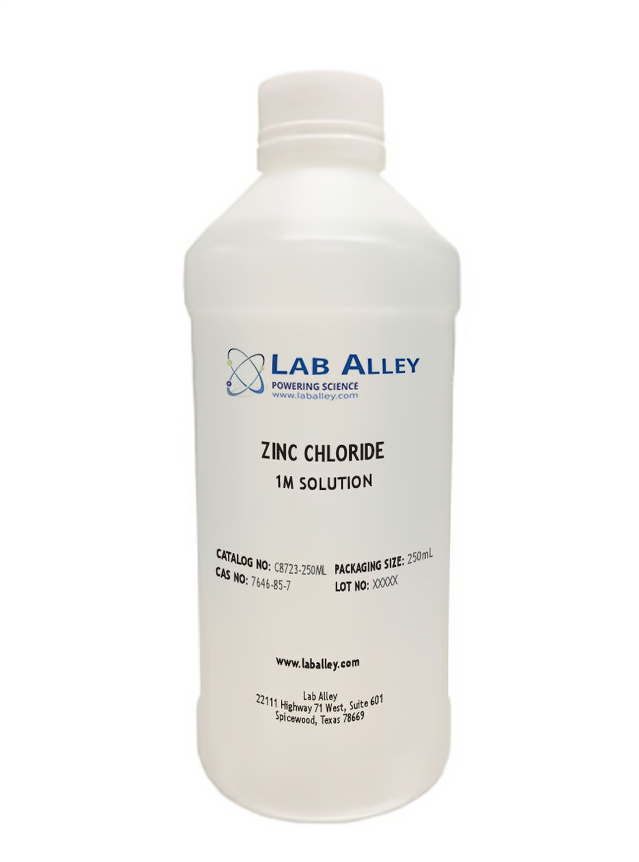 ソルト Zinc Chloride, 1M Solution | Lab Alley