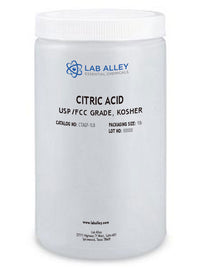 Citric Acid, USP/FCC Grade, Kosher, 100 g