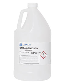 Citric Acid 50% Solution, FCC/Food Grade, Kosher, 500mL Citric Acid 50% Solution, FCC/Food Grade, Kosher, 500mL
