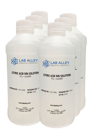 Citric Acid 50% Solution, FCC/Food Grade, Kosher, 500mL Citric Acid 50% Solution, FCC/Food Grade, Kosher, 500mL