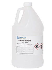 Affordable LabAlley Ethanol 190 Proof (95%) Undenatured, Pure Alcohol, HPLC Grade, 1 Gallon