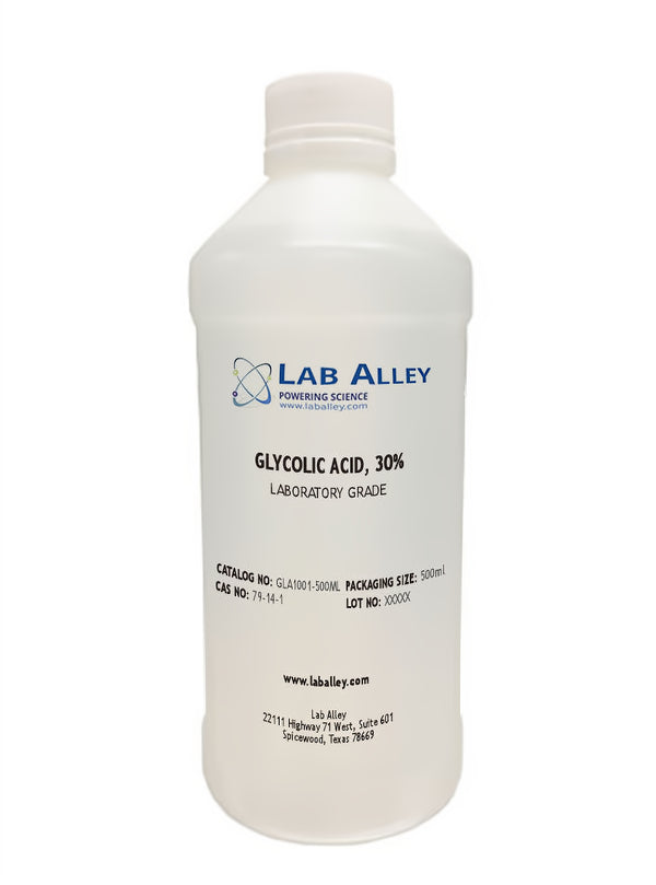 Glycolic Acid 30% Solution, Lab Grade