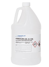 Hydrochloric Acid, Electronic Grade / Semiconductor Grade, 36.5-38%, 1 Pint