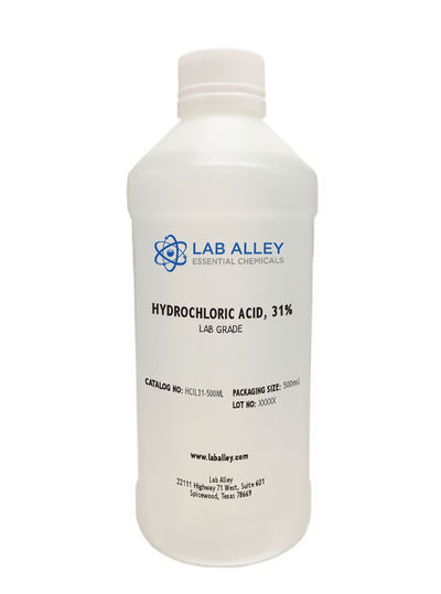 Hydrochloric Acid 31%, Lab Grade