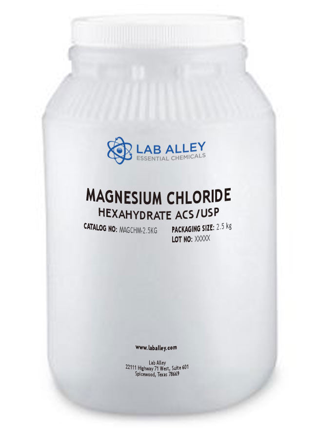 Magnesium Chloride Hexahydrate ACS/USP, 2 .5 Kilograms