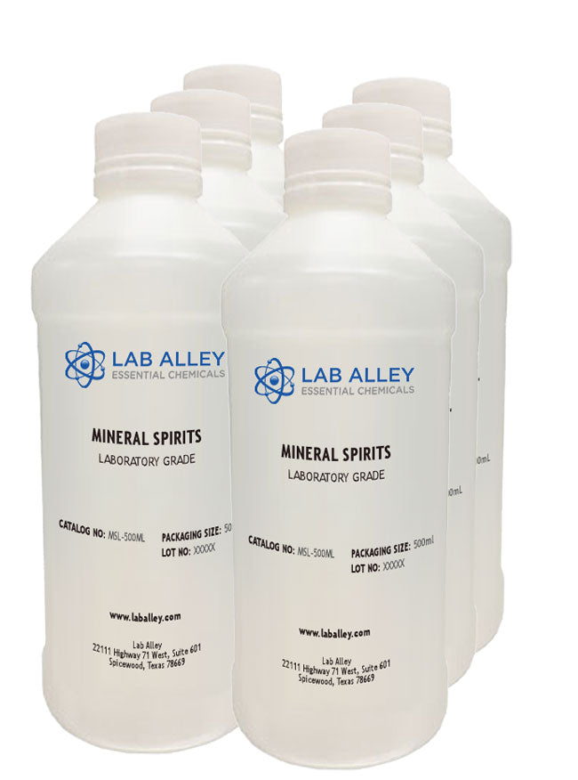 Mineral Spirits Lab Grade, 6 x 500mL Case