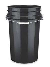 Plastic Pail, Black Plastic Pail, Black