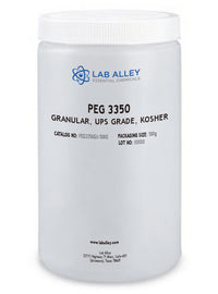 PEG 3350, Granular, USP Grade, Kosher, 1 Pound PEG 3350, Granular, USP Grade, Kosher, 1 Pound