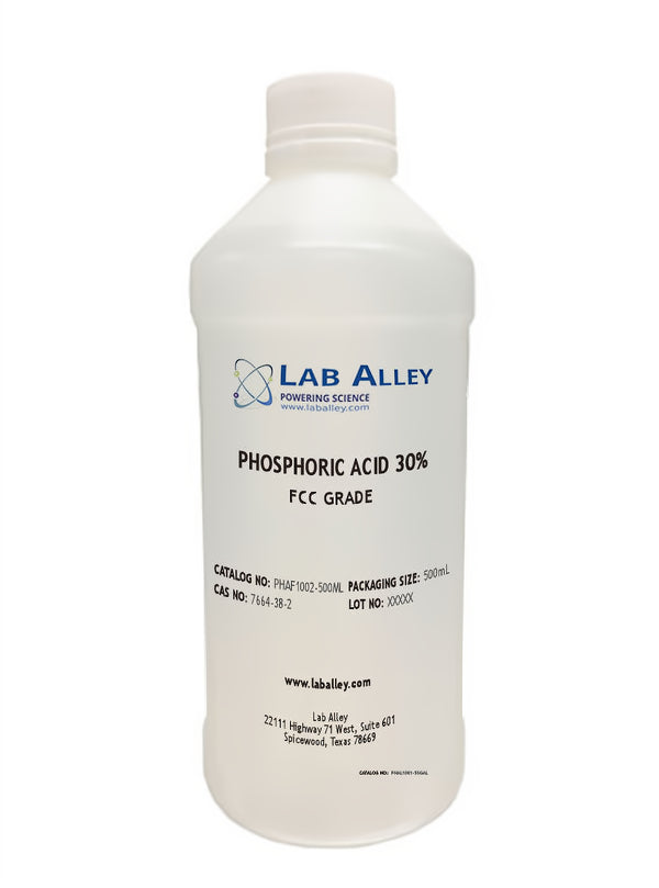 Phosphoric Acid 30% Solution, Food Grade (FCC), Kosher, Halal