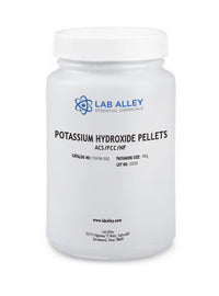 Potassium Hydroxide Pellets ACS/FCC/NF, 100 Grams Potassium Hydroxide Pellets ACS/FCC/NF, 100 Grams