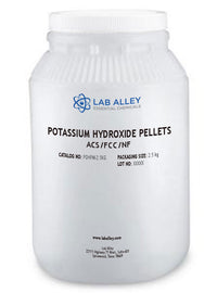 Potassium Hydroxide Pellets ACS/FCC/NF, 100 Grams
