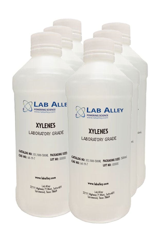 Xylenes, Lab Grade, 6x500 mL