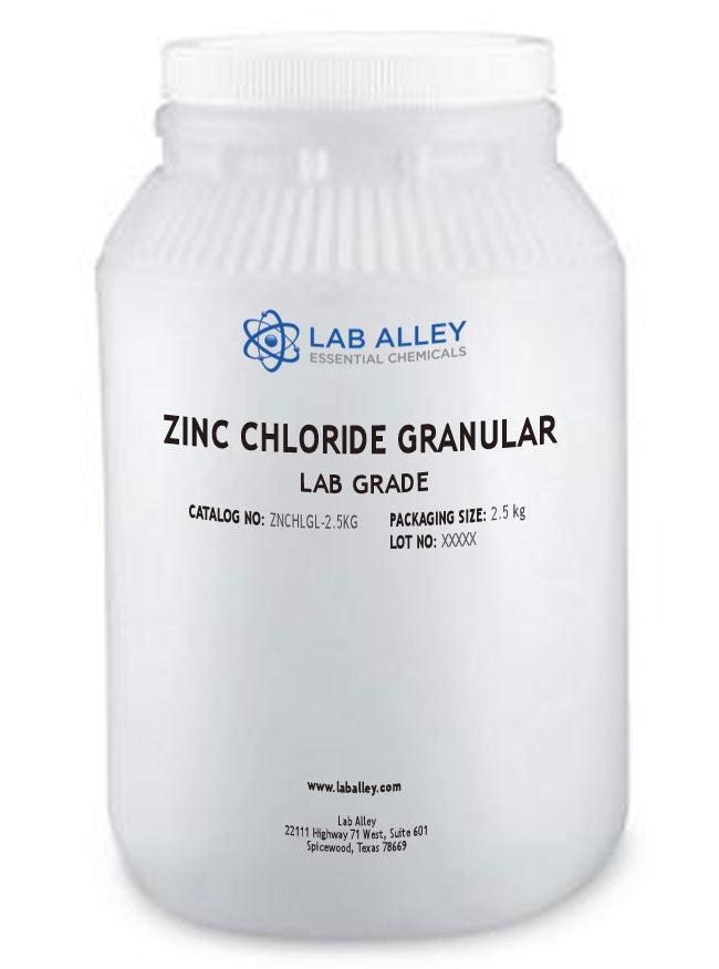 Zinc Chloride, Granular, Lab Grade, 2.5kg