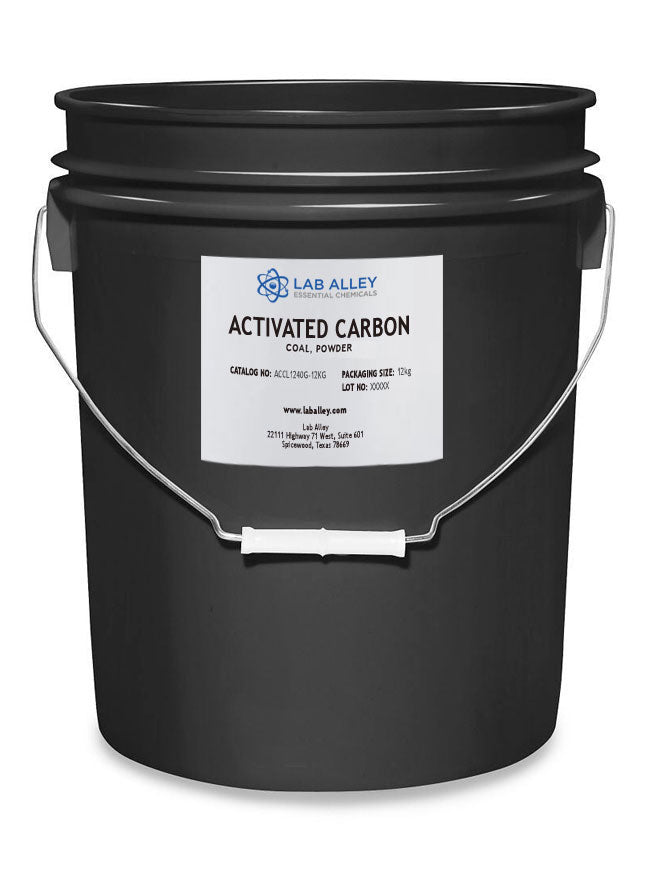 Activated Carbon (Charcoal) Powder, Food Grade, Coal Based, 12 Kilograms