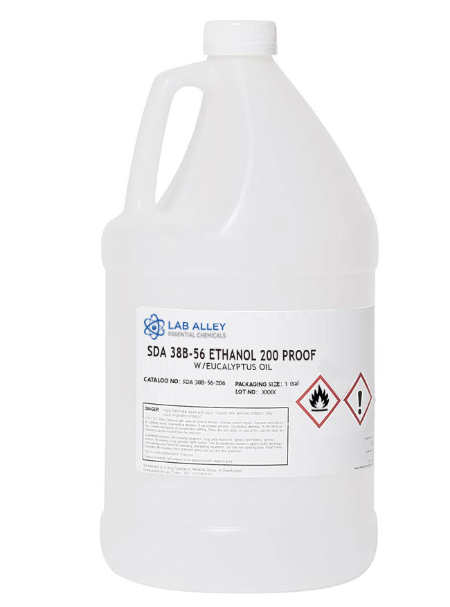 Ethanol 200 Proof w/ Eucalyptus Oil (SDA 38B-56)