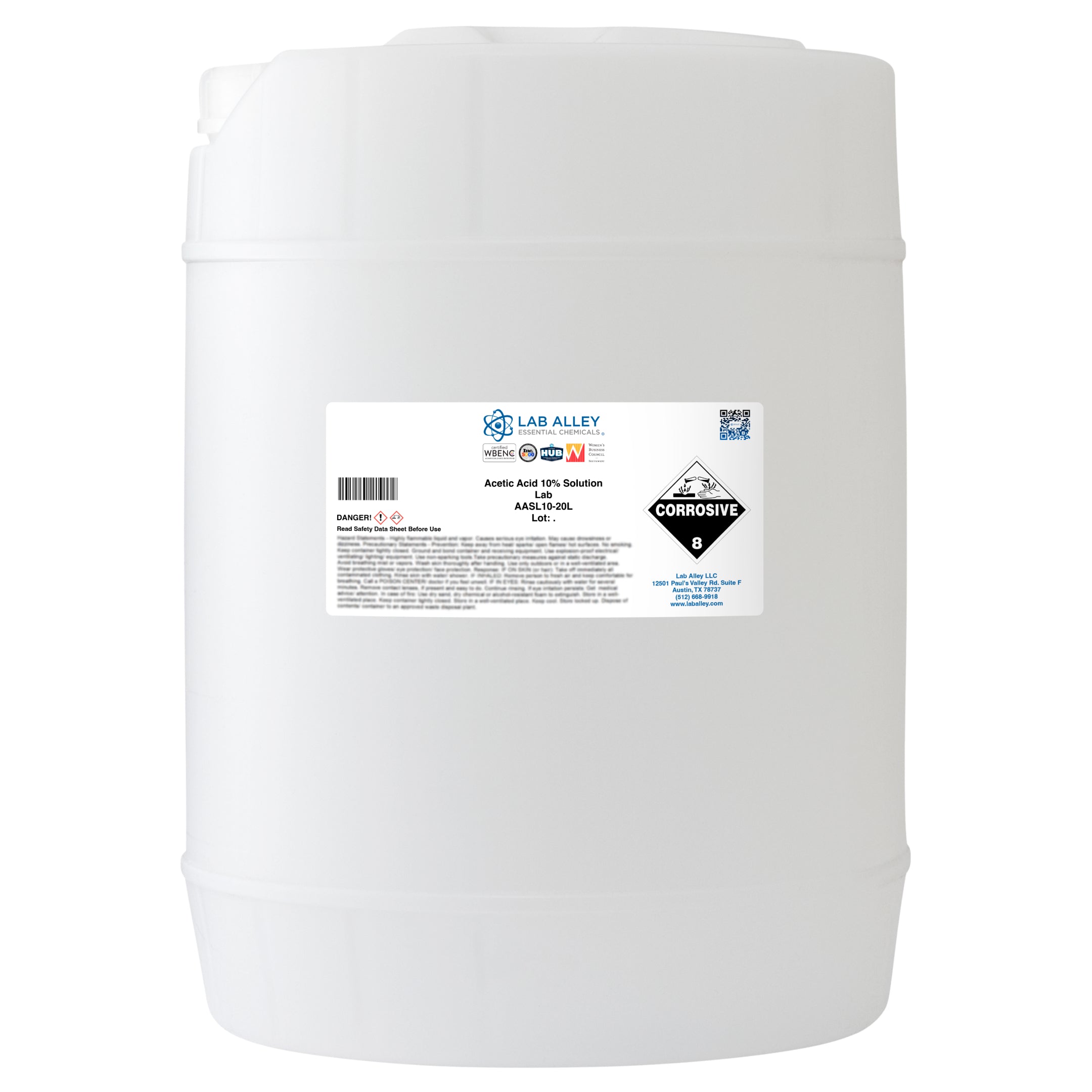 Acetic Acid 10% Solution Lab Grade