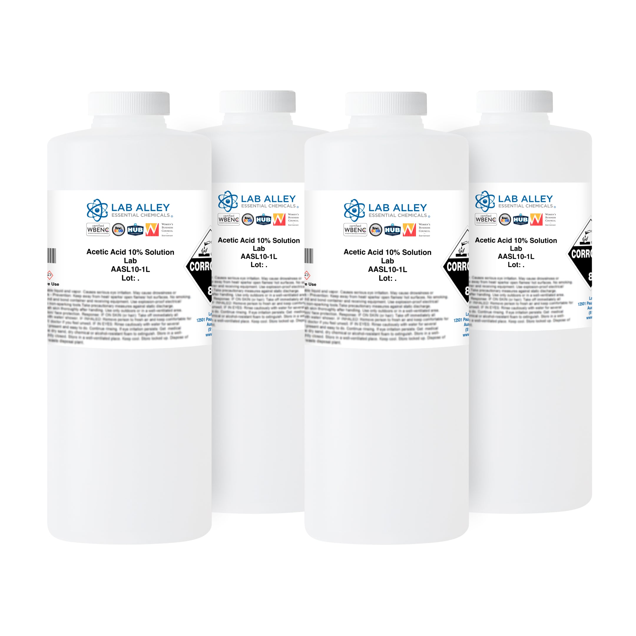 Acetic Acid 10% Solution Lab Grade