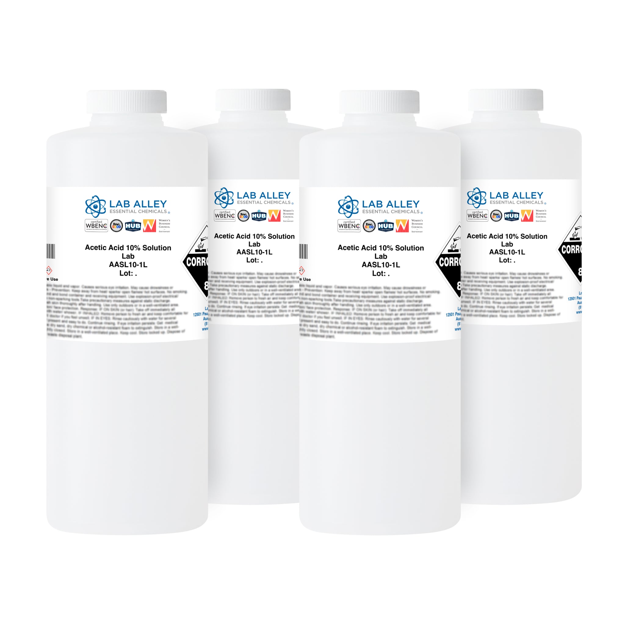 Acetic Acid 10% Solution Lab Grade