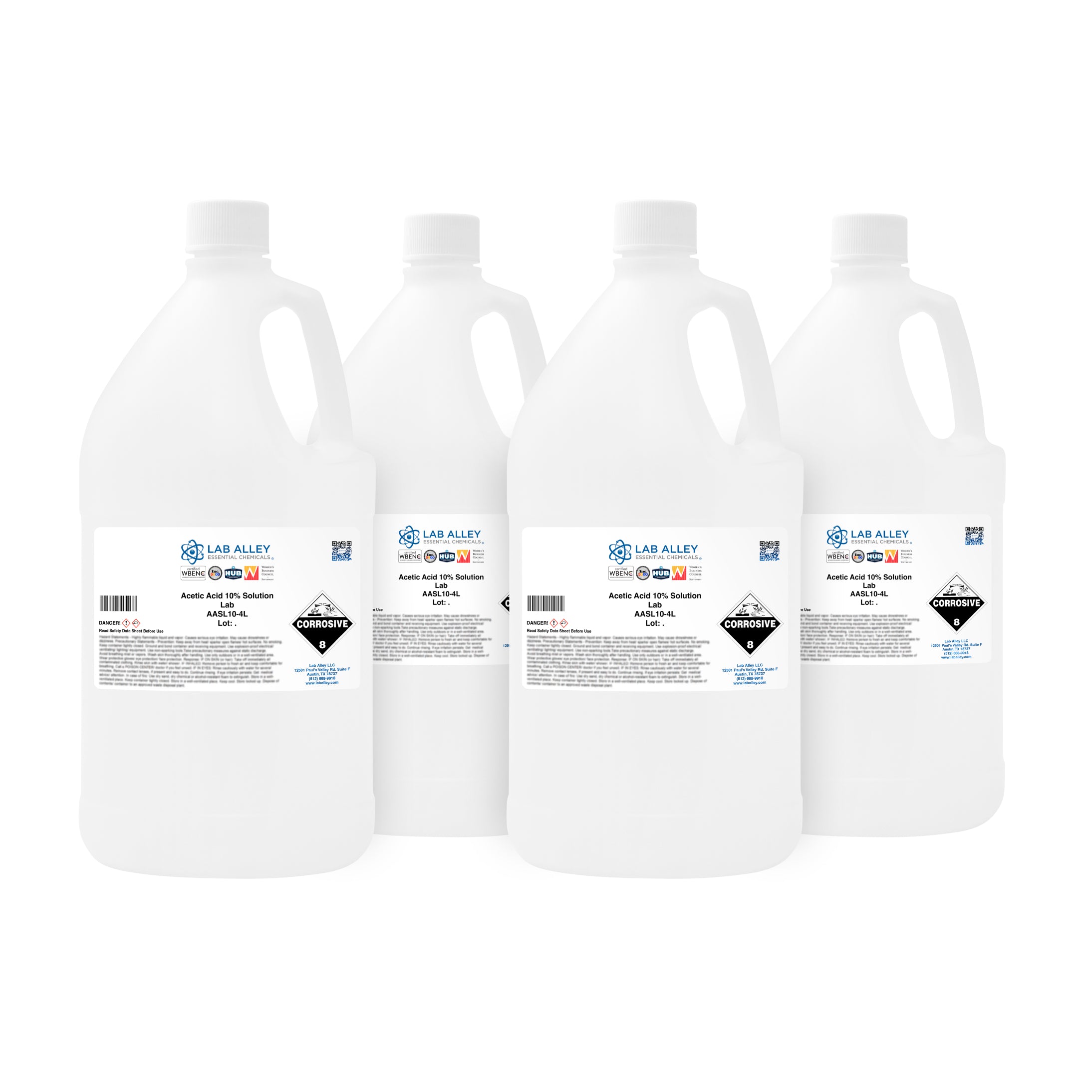 Acetic Acid 10% Solution Lab Grade