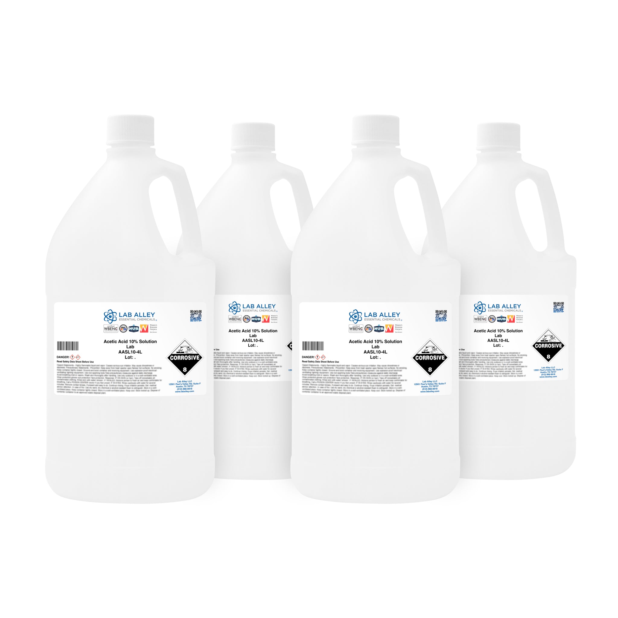 Acetic Acid 10% Solution Lab Grade