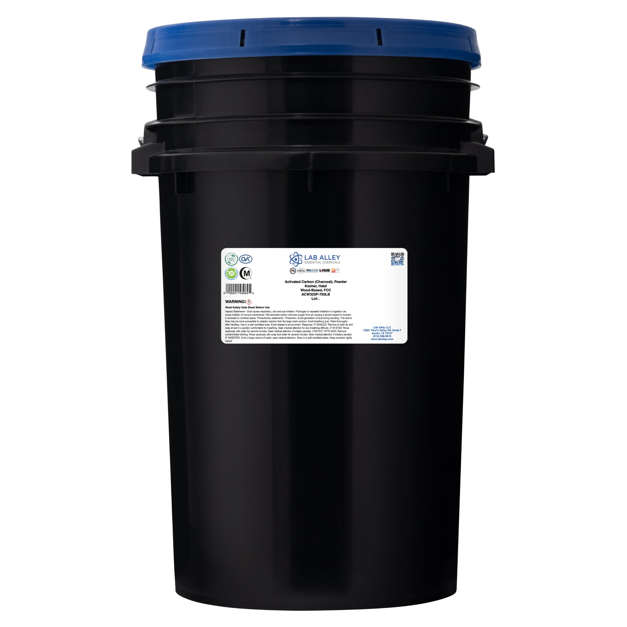 Activated Carbon (Charcoal) Powder, Food Grade, Kosher, Halal, Wood Based