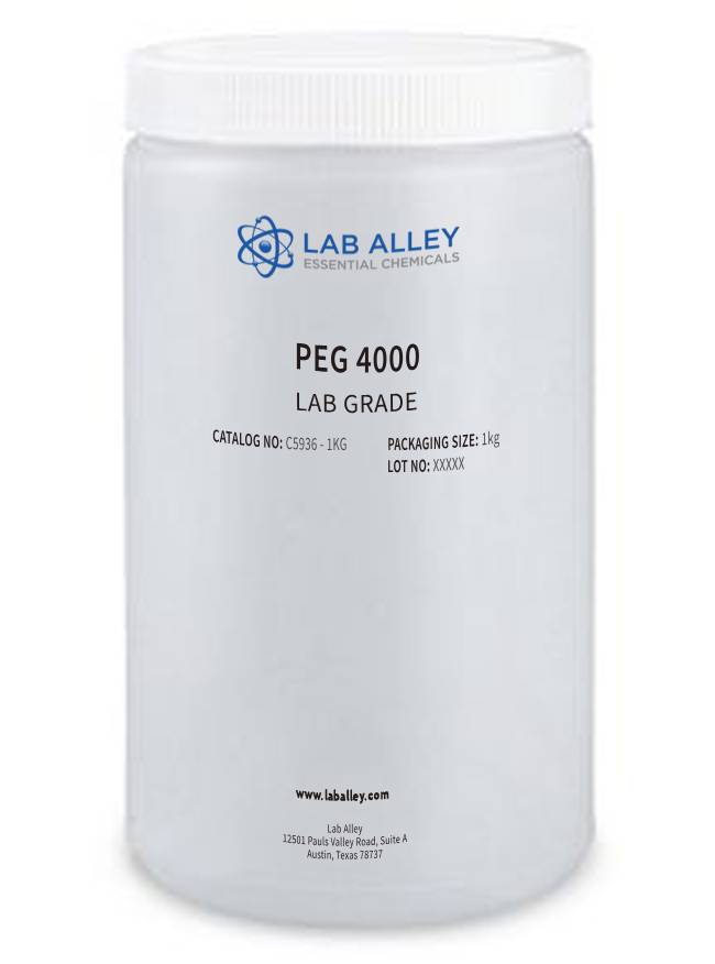 Polyethylene Glycol (PEG) 4000 Lab Grade