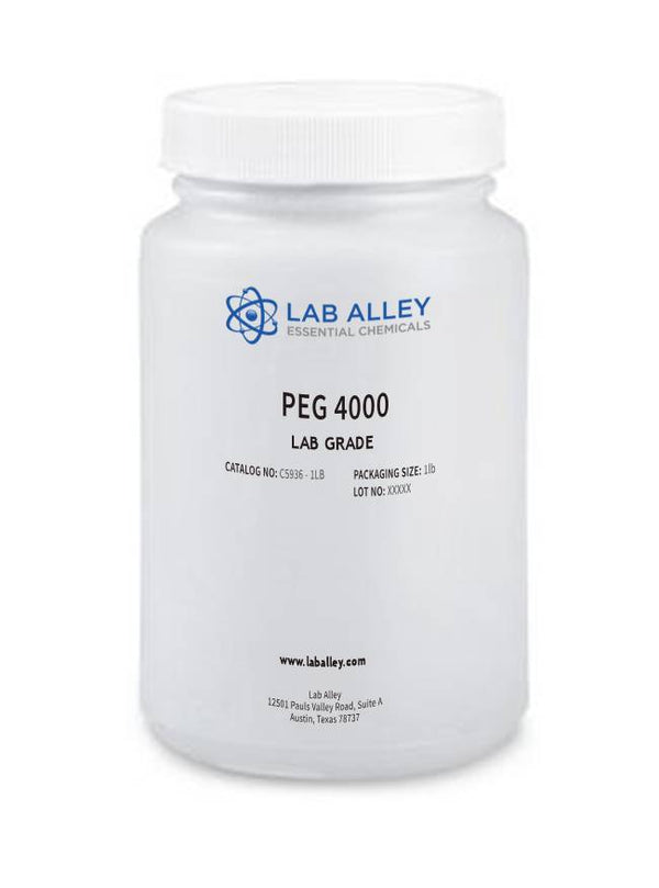 Polyethylene Glycol (PEG) 4000 Lab Grade