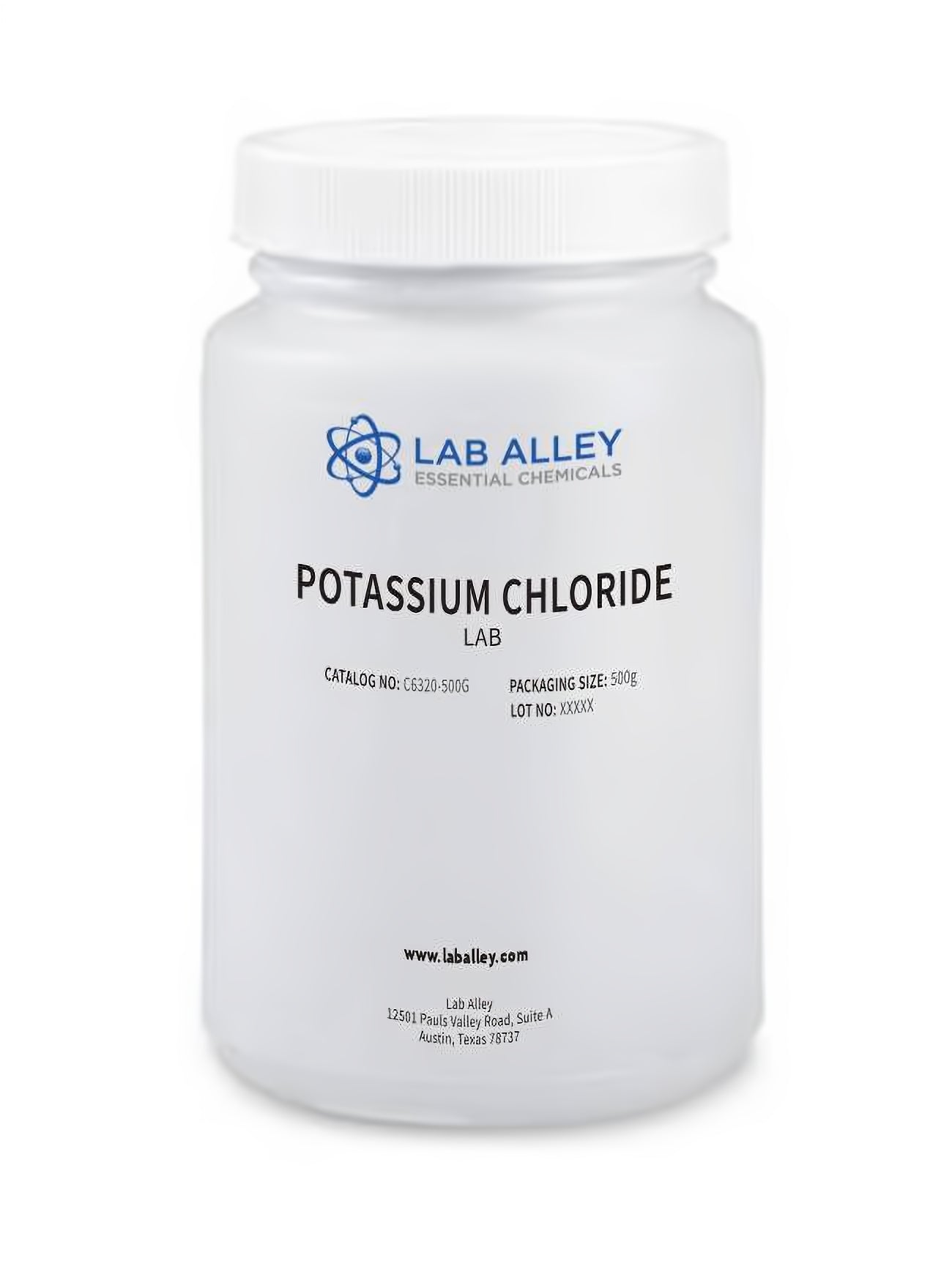 Potassium Chloride, ACS Grade 25 Kilograms | Lab Alley