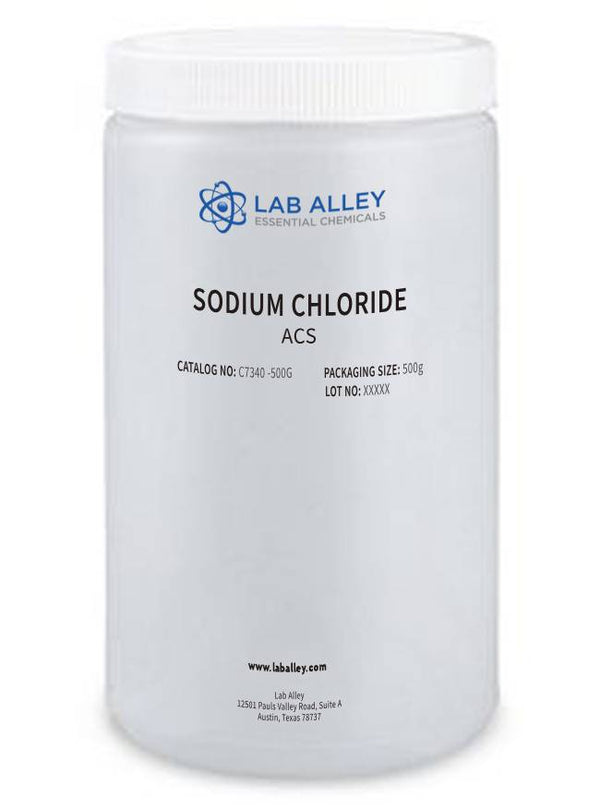 Sodium Chloride Crystals 99%, ACS Grade
