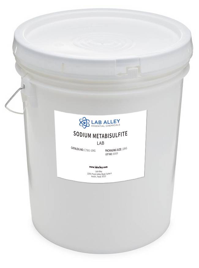 Sodium Metabisulfite, Lab Grade, 10 Kilogams