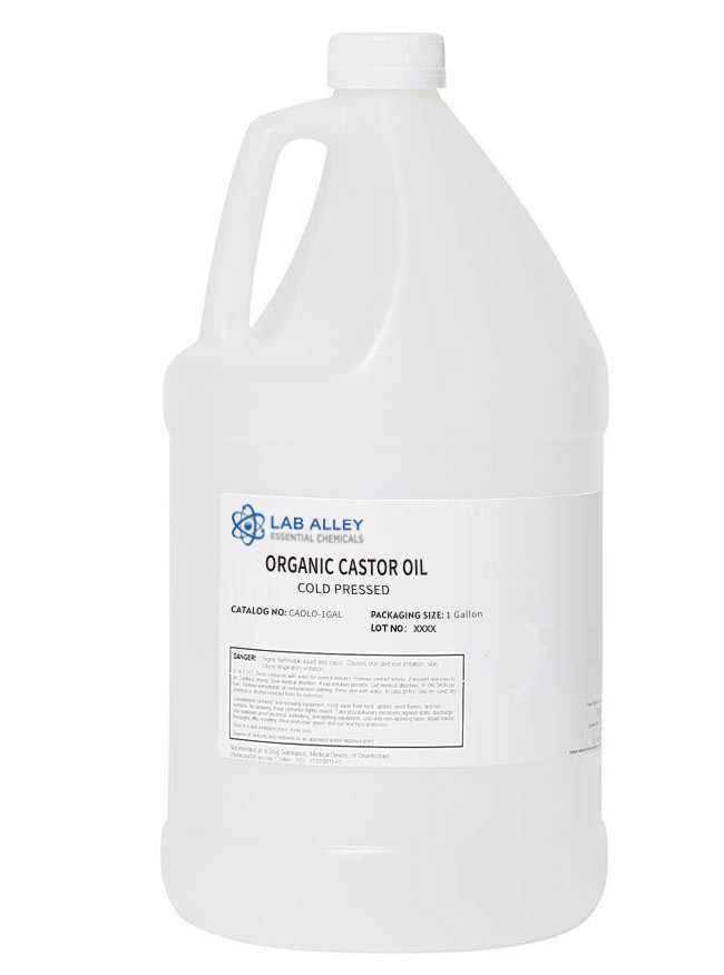 Organic Castor Oil, Cold Pressed